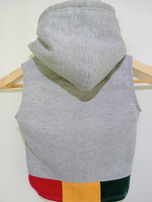 Iris (Kids S) Sleeveless Ragga hoodie